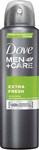 Dove Men+Care Extra Fresh antiperspirant 150 ml - Mužský antiperspirant s osvěžující vůní, dlouhotrvající ochrana.