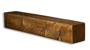 levandeo Wandregal Holz Massiv 60x10cm Nussbaum Farbig Wandboard Regal Vintage