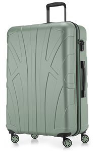 Suitline - Tvrdá skořepina kufru na kolečkách cestovní kufr na kolečkách TSA 100% ABS, 76 cm, 86 L,Mint