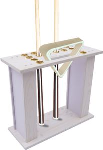 Queueständer 16 Cues Billard Queue Halterung Bodenmontage Holz-Pool-Stick-Halter-Organisatore Queueständer 16 Cues Billard Queue Halterung Bodenmontage Holz-Pool-Stick-Halter-Organisatore