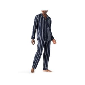 Schiesser Herren Pyjama lang ST dunkelblau 048