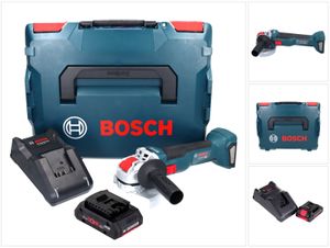 Bosch GWX 18V-10 Professional Akku Winkelschleifer 18 V 125 mm  X-LOCK Brushless + 1x ProCORE Akku 4,0 Ah + Ladegerät + L-Boxx