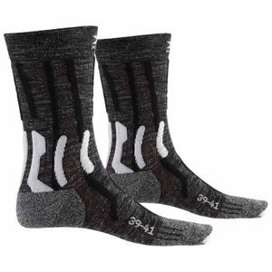 X-SOCKS Trek X Linen Trekkingsocken Damen dolomite grey melange/opal black 37-38