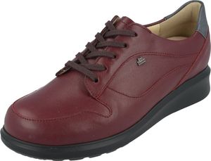 FINN COMFORT Mogan dámske šnurovacie topánky vínová červená hladká koža : UK 7 Veľkosť topánok: UK 7