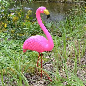 Gartenstecker Flamingo 56cm Teichdeko Gartenfigur Teichfigur Gartendeko Vogel