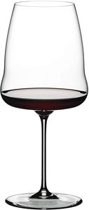 Riedel Vorteilsset 4 Glas  WINEWINGS SYRAH SINGLE PACK 1234/41 und 4 EKM Living Trinkhalme aus Edelstahl