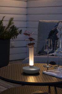 Akku-LED Vase mit Wasser befüllbarr | 7827-253