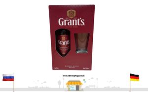 Grant´s TRIPLE WOOD "Blended Scotch Whisky" alc. 40% vol. 0,7L in Box + Glas
