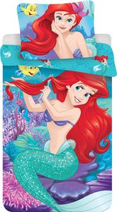 Jerry Fabrics Disney Character Kinder Bettwäsche mit Reißverschluss Bettbezug und Kissenbezug 70 x 90 cm, Baumwolle, Mehrfarbig, 200 x 140 x 0.5 cm