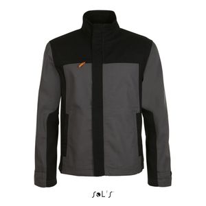 Herren Workwear Jacket - Impact Pro Arbeitsjacke - Farbe: Dark Grey (Solid)/Black - Größe: 3XL