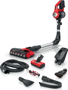 Bosch BCS711PET Staubsauger Standstaubsauger und Elektrobesen Akku Dry Bagless 0,3 L Schwarz, Rot 3 Ah
