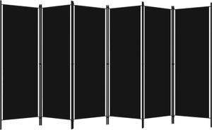 vidaXL 6-częściowy rozdzielacz do pokoju czarny 300x180 cm vidaXL 6-częściowy rozdzielacz do pokoju czarny 300x180 cm