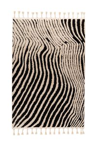 INSTYLE by Kayoom - Teppich Hochflor Zebra-Design Lovis 600-IN Weiß