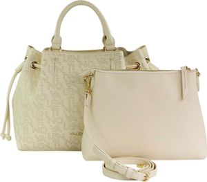 Valentino Kurzgriff Tasche Wave offwhite