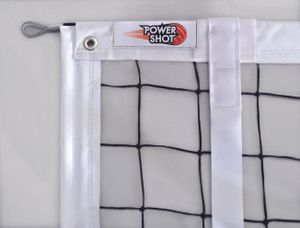 TOURNAMENT Volleyballnetz 3mm verstärkt mit PVC-Streifen - Marke CARRINGTON - Ideal für Experten-Volleyballspiele
