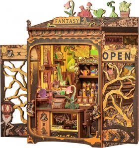 DIY Book Nook - Fantasy Plant Shop I Puzzle 3D I Cutebee I Book Nook DIY Book Nook - Fantasy Plant Shop I Puzzle 3D I Cutebee I Book Nook