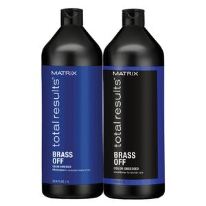 Matrix TR Brass Off Shampoo 1000ml + Matrix TR Brass Off Conditioner 1000ml