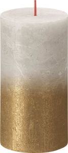 Bolsius Rustik Kerze Sunset Sandgrau 130/68mm