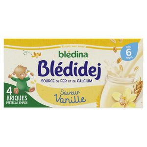 Babymilch und Müsli ab 6 Monaten Vanillegeschmack BLEDINA