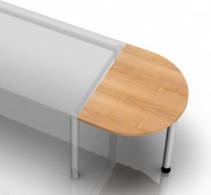 Ansatztisch QA60, 60 x 80 cm