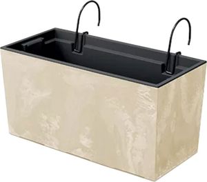 Prosperplast Urbi Case Beton Effect W Collection 39.5x18.5x19.5 Cm Blumentopf Golden  Golden One Size