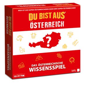 Unique Gaming - Brettspiel - Du bist aus Österreich Wissensspiel Gesellschaftsspiel