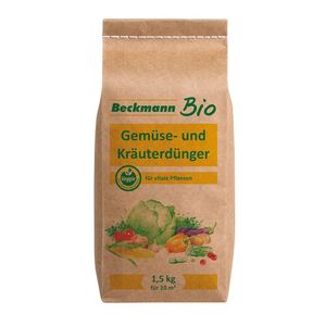 BeckmannGemüse- und Kräuterdünger 3 kg Sparpack für ca. 20 - 30 m²
