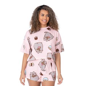 Pusheen - Schlafanzug für Damen NS7530 (S) (Pink)