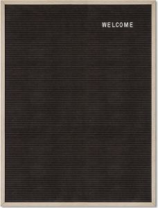 Showdown Letterboard - 60x80cm - Holz - Hellbraun / Schwarz