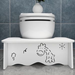 Toilettenhocker Toilettenhilfe Tritthocker Toilettenstuhl 35° Bequemer Stuhlwinkel Kinder Erwachsene (Giraffe)