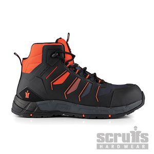 Buty ochronne Scruffs T55549 Glide czarny/pomarańczowy