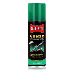Ballistol Gunex Spezial-Waffenöl Spray 200ml - Reinigung & Schmierung (1er Pack)
