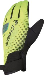 Chiba BioXCell Warm Winter Handschuhe neongelb M – wind- & wasserdicht, atmungsaktiv, PrimaLoft, Gelpolster, Touchscreen, reflektierend