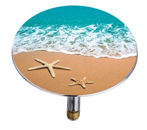 WENKO Pluggy  Abfluss Stöpsel Bade Wannen Wasch Becken Stopfen XXL by the sea