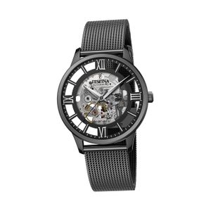 Festina Pánské hodinky z nerezové oceli F20535/1 Náramkové hodinky Black Automatic D2UF20535/1