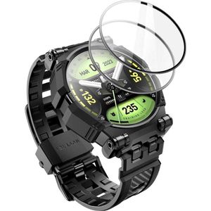 Schutzhülle mit Armband + 2x Glas für Galaxy Watch 6 / 5 / 4 (44mm), Supcase i-Blason Armorbox, Schwarz