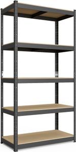 Regál 180x80x40 Metkas, Budget LM, 875 kg, 5 políc, MDF, lakovaný, kovovy Regál 180x80x40 Metkas, Budget LM, 875 kg, 5 políc, MDF, lakovaný, kovovy