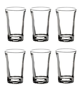 12er Set Schnapsgläser 4cl - Shotgläser aus Glas - Shot Gläser für Wodka, Ouzo, Sambuca, Tequila : 6 Stück