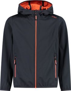 Cmp Kid G Jacket Fix Hood 11Un Antracite-Campari 152 Cmp Kid G Jacket Fix Hood 11Un Antracite-Campari 152