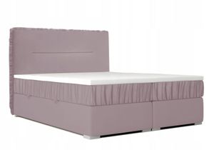 Boxspringbett FALBI für das Schlafzimmer, 140x200 (Rosa - Kronos 27)