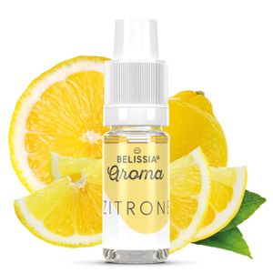 Belissia Lebensmittelaroma - Zitrone - Hochdosiertes Lebensmittel Aroma 10ml