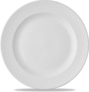 Churchill Alchemy Abstract Flache Teller, 20,3 cm, 12 Stück, weiß, rund