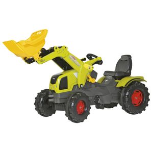 rolly toys Farmtrac Claas Axos 340 Trettraktor mit Trac Lader, Maße: 142x53x81 cm; 61 104 1