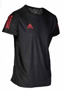 adidas Kickbox-T-Shirt Basic schwarz/rot, adiKBTS100 : XL Größe: XL