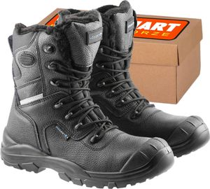 Arbeitsstiefel 44 Schaufel Winter hoch Leder isoliert SNOWS S3 SRC