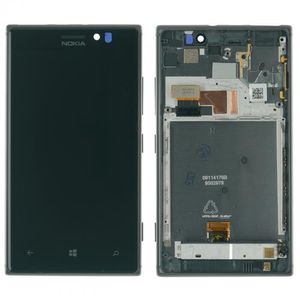 Nokia Lumia 925 Display LCD Modul grau titan schwarz