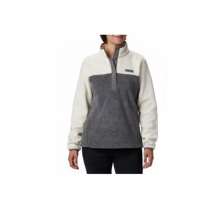 COLUMBIA Benton Springs 1/2 Snap Pullover City Grey Heather, Chalk S