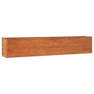 vidaXL Podwyższone łóżko Rostig 240x40x45 cm stal corten