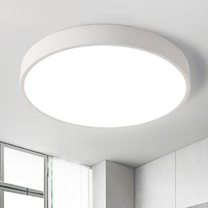 Style home 18W Deckenleuchte LED Deckenlampe ultra dünn  runde Lampe warmweiss 3000k für Küche Diele Schlafzimmer Esszimmer 30*30*5cm (weiß )