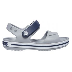 Crocs Crocband Sandal K Light Grey/Navy Größe EU 23-24 Normal